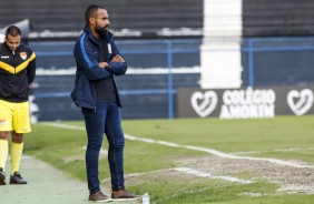 Dyego Coelho no jogo contra o gua Santa, pelo Campeonato Paulista Sub-20