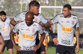 Jogadores treinam na manh e tarde de hoje no CT Joaquim Grava