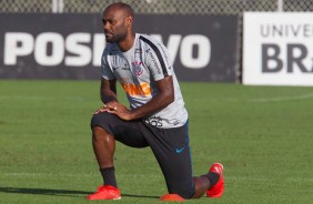 Love no treino de hoje no CT Joaquim Grava