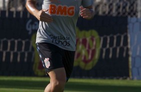 Régis no treino de hoje no CT Joaquim Grava