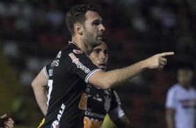 Boselli marcou o gol do Corinthians contra o Botafogo-SP, em Ribeiro Preto