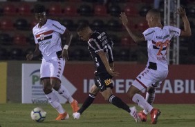 Janderson durante derrota para o Botafogo-SP, em partida amistosa em Ribeiro Preto