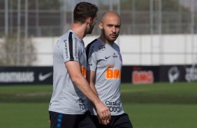 Boselli e Rgis treinam no CT Joaquim Grava em dois perodos