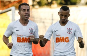 Gabriel Dias marcou o nico gol do Corinthians contra o Taubat, pela Copa Paulista Sub-23