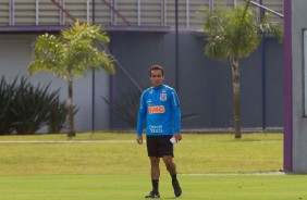 Jadson no treinamento de hoje no CT Joaquim Grava