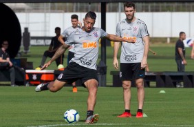 Ralf e Mauro Boselli treinam em dois perodos no CT