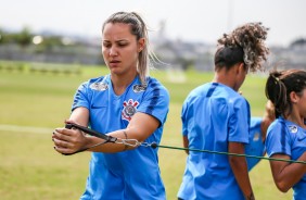 Giovanna Crivelari treina pelo Corinthians Futebol Feminino