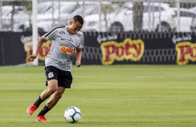 Janderson no treinamento desta quarta-feira no CT