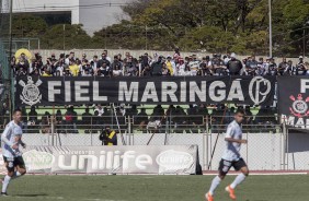 Torcida do Corinthians marcou presena no amistoso contra o Londrina