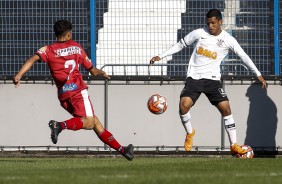 Wendell durante goleada por 6 a 0 sobre o Taboão da Serra, pelo Paulista Sub-20