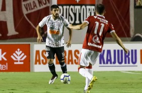 Bruno Mndez durante amistoso contra o Vila Nova