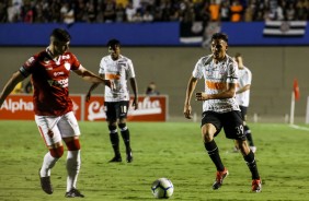 Joo Celeri durante amistoso entre Vila Nova e Corinthians