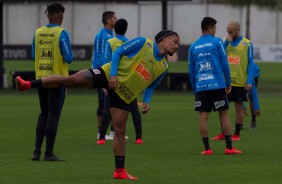 Jnior Urso durante treino que prepara a equipe do Corinthians para amistoso contra o Londrina