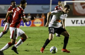 Mauro Boselli durante amistoso entre Vila Nova e Corinthians