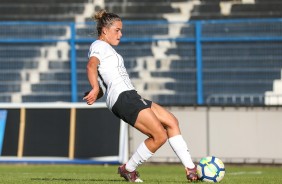 A estreantes Tamires anotou o seu gol na goleada por 9 a 0 contra o So Francisco