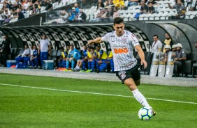 Danilo Avelar no jogo contra o CSA, pelo Campeonato Brasileiro, na Arena Corinthians