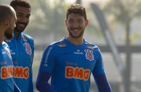 Jogadores no treino deste sbado com foco no CSA pelo brasileiro