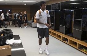 Vestiário antes de Corinthians e CSA, pelo Campeonato Brasileiro