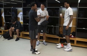 Vestiário antes de Corinthians e CSA, pelo Campeonato Brasileiro