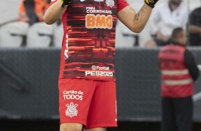 Cássio no jogo contra o CSA, pelo Campeonato Brasileiro