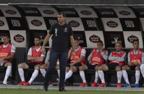 Fábio Carille no jogo contra o CSA, pelo Campeonato Brasileiro