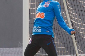 Janderson no treino desta quarta-feira, no CT Joaquim Grava