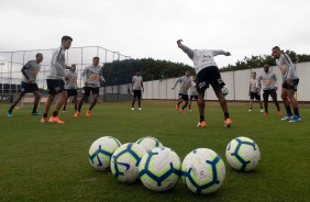 Timão fez jogo-treino contra o Juventus no CT Joaquim Grava