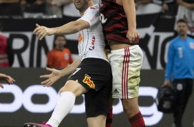Boselli durante jogo contra o Flamengo, na Arena Corinthians, pelo Brasileirão
