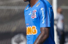 Gil no treino desta terça-feira no CT Joaquim Grava