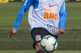 Jadson no último treino antes do jogo contra o Flamengo, pelo Brasileirão