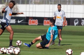 Matheus Jesus, Araos e Everaldo treina após empatar em 1 a 1, contra o Flamengo, pelo Brasileirão