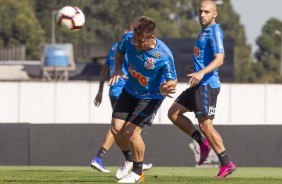 Ramiro no treino desta terça-feira no CT Joaquim Grava