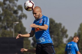 Régis no treino desta terça-feira no CT Joaquim Grava