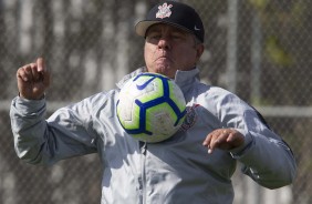 Walmir Cruz no ltimo treino antes do jogo contra o Flamengo, pelo Brasileiro