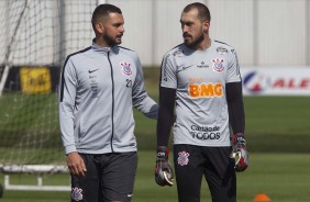 Walter no último treino antes do jogo contra o Flamengo, pelo Brasileirão