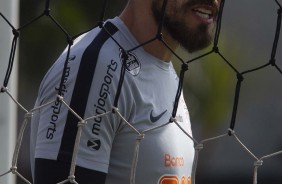 Walter no ltimo treino antes do jogo contra o Flamengo, pelo Brasileiro