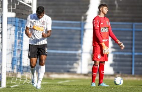 Nathan durante jogo contra a Ponte Preta, pelo Brasileirão Sub-20