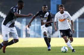 Ruan durante jogo contra a Ponte Preta, pelo Brasileirão Sub-20