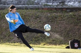 Arqueiro Cássio já treina em Fortaleza para duelo pelo Brasileirão, no domingo