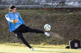 Arqueiro Cssio j treina em Fortaleza para duelo pelo Brasileiro, no domingo