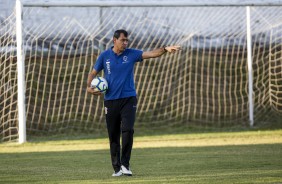 Carille durante o ltimo treino, j no Cear, antes do jogo contra o Fortaleza