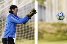 Cássio já treina em Fortaleza para duelo pelo Brasileirão, no domingo