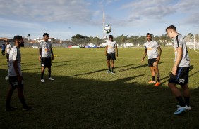 Elenco do Corinthians já treina em Fortaleza para duelo pelo Brasileirão, no domingo