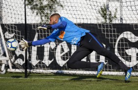 Filipe no treino desta sexta-feira no CT Joaquim Grava