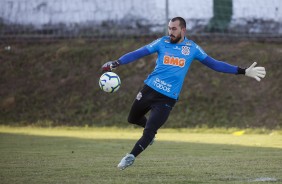 Goleiro Walter j treina em Fortaleza para duelo pelo Brasileiro, no domingo