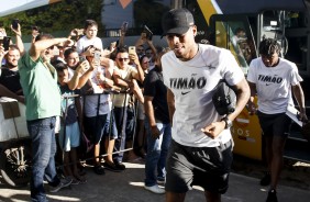 Gustavo e Matheus Jesus chega em Fortaleza para o ltimo treino antes do duelo pelo Brasileiro