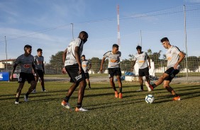 Jogadores do Corinthians j treinam em Fortaleza para duelo pelo Brasileiro, no domingo