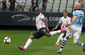 Love no jogo contra o Montevideo Wanderers, pela Copa Sul-Americana, na Arena Corinthians