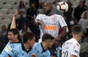 Manoel no jogo contra o Montevideo Wanderers, pela Copa Sul-Americana, na Arena Corinthians