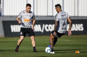 Ramiro no treino desta sexta-feira no CT Joaquim Grava